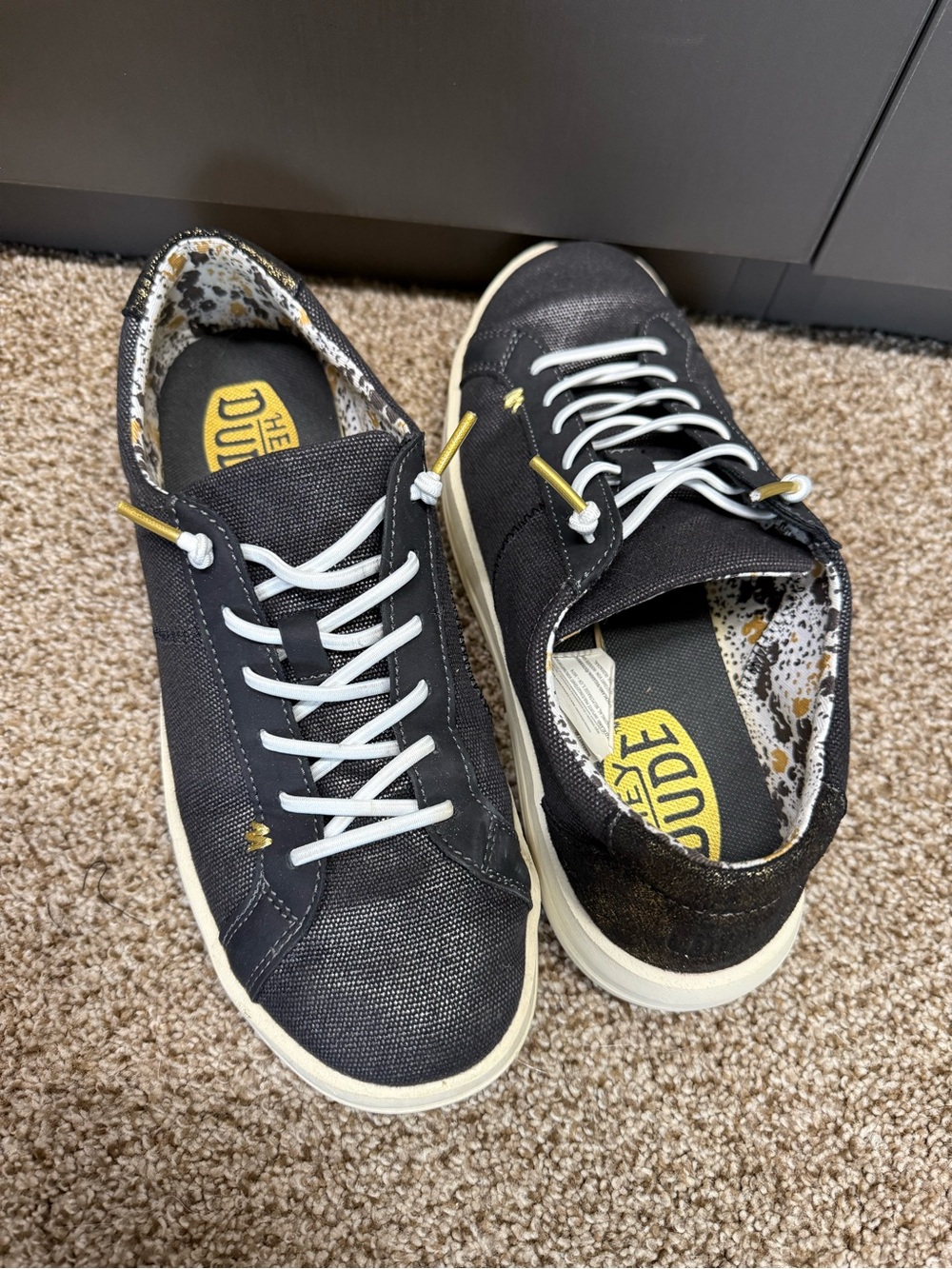 Women's Black Hey- Dude Sneakers